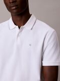White Piqué Tipping Polo Shirt  Men
