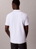 White Piqué Tipping Polo Shirt  Men
