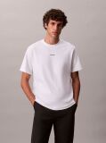 White Short Sleeve Stretch Pique Nano Easy Tee  Men