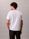 White Short Sleeve Stretch Pique Nano Easy Tee  Men