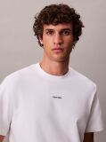 White Short Sleeve Stretch Pique Nano Easy Tee  Men