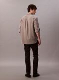 Black Slim Stretch Cargo Trousers  Men