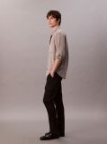 Black Slim Stretch Cargo Trousers  Men