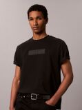 Black Logo Embroidery Crew Neck T-Shirt  Men