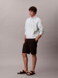 Black Cotton Twill Cargo Shorts  Men