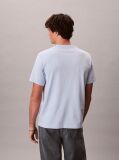 Blue Monogram Logo T-Shirt  Men