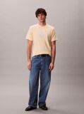Yellow Monogram Logo T-Shirt  Men