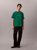 Green Monogram Logo T-Shirt  Men