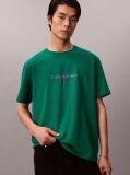 Green Monogram Logo T-Shirt  Men