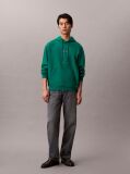 Green Relaxed Monogram Hoodie  Men