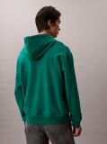 Green Relaxed Monogram Hoodie  Men