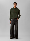 Green Relaxed Monogram Hoodie  Men