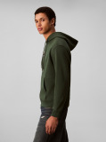 Green Relaxed Monogram Hoodie  Men