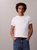 White Short-Sleeve Classic Monogram Tee  Men