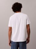 White Short-Sleeve Classic Monogram Tee  Men