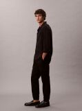Black Skinny Twill Cargo Pants  Men