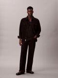 Black 90's Denim Shirt Jacket  Men