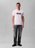 White Short Sleeve Redbox Graphic T-Shirt  Men