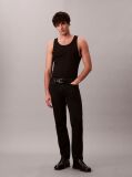 Black Slim Straight Jeans  Men