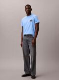 Blue Varsity Badge T-shirt  Men