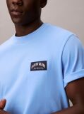 Blue Varsity Badge T-shirt  Men