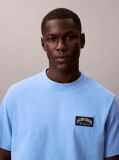 Blue Varsity Badge T-shirt  Men