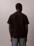 Black Varsity Badge T-shirt  Men