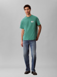 Green Varsity Badge T-shirt  Men