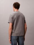 Grey Embroidered NYC Logo T-shirt  Men