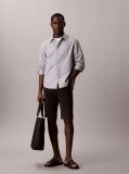 Black Slim Denim Shorts  Men