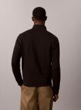 Black Monologo Terry Quarter-Zip Sweatshirt  Men