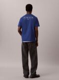 Blue Back Logo Graphic Crew Neck T-Shirt  Men