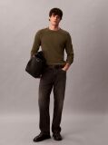 Green Waffle Monologo Long Sleeve T-Shirt  Men