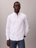 White Solid Classic Oxford Button-Down Shirt  Men