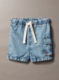 Denim Newborn Lightweight Denim Shorts  Newborn