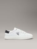White Leather Trainers  Men