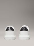 White Leather Chunky Trainers  Men