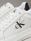 White Leather Chunky Trainers  Men