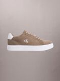 Brown Athena - Suede Signature Logo Trainers  Men
