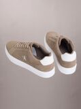 Brown Athena - Suede Signature Logo Trainers  Men