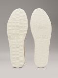 White Canvas Platform Espadrilles  Women