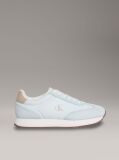 Blue Leather Trainers  Women
