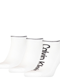 White 3 Pack Athleisure Men Sneaker Socks  Men
