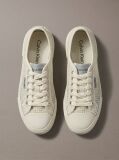 Beige Raffia Vulcanised Sneakers  Women