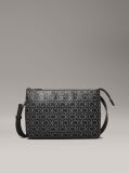 Black Crossbody Logo Pouch  Women