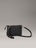 Black Crossbody Logo Pouch  Women