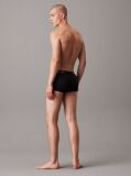 Black 3 Pack Low Rise Trunks - Icon Cotton Stretch  Men