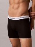 Black 3 Pack Boxer Briefs - Icon Cotton Stretch  Men