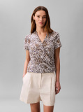 Multi Printed Crepe Wrap Top  Women