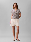 Multi Printed Crepe Wrap Top  Women